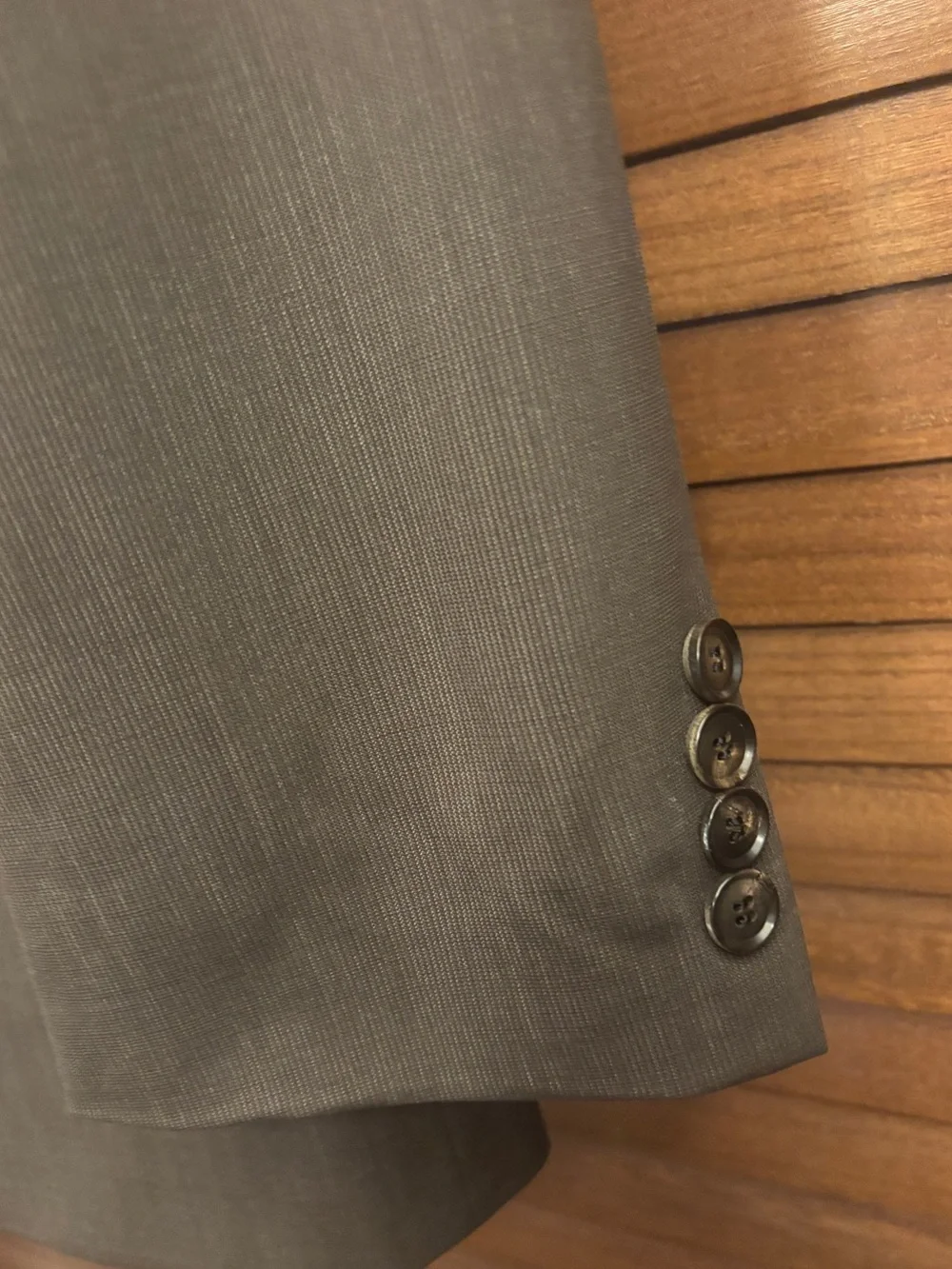 Hugo Boss Rossellini Movie Blazer 46R Cerruti 1881 Virgin Wool USA Gray